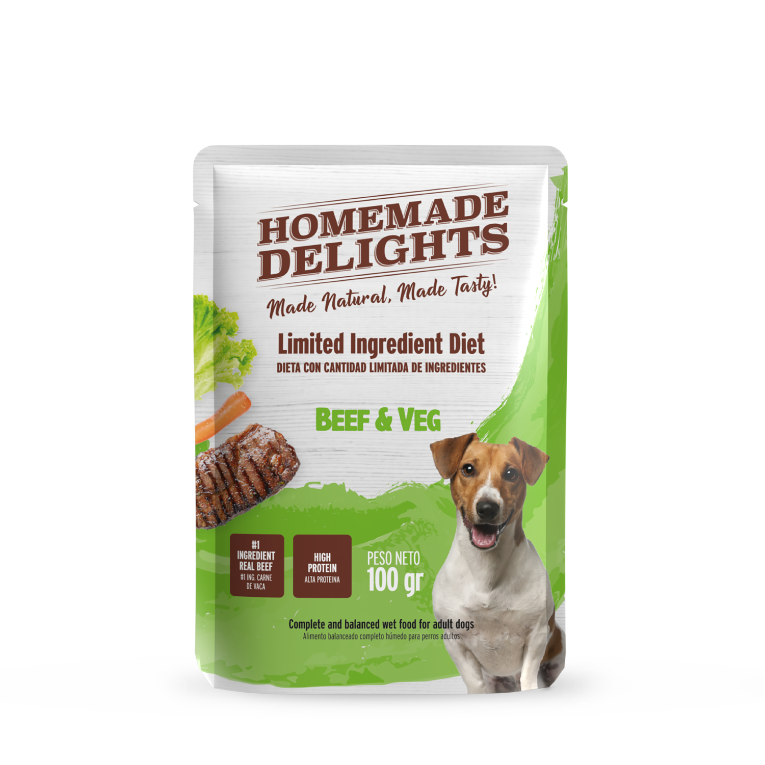 Homemade Delights Beef & Veg Adult Dog - vista 2