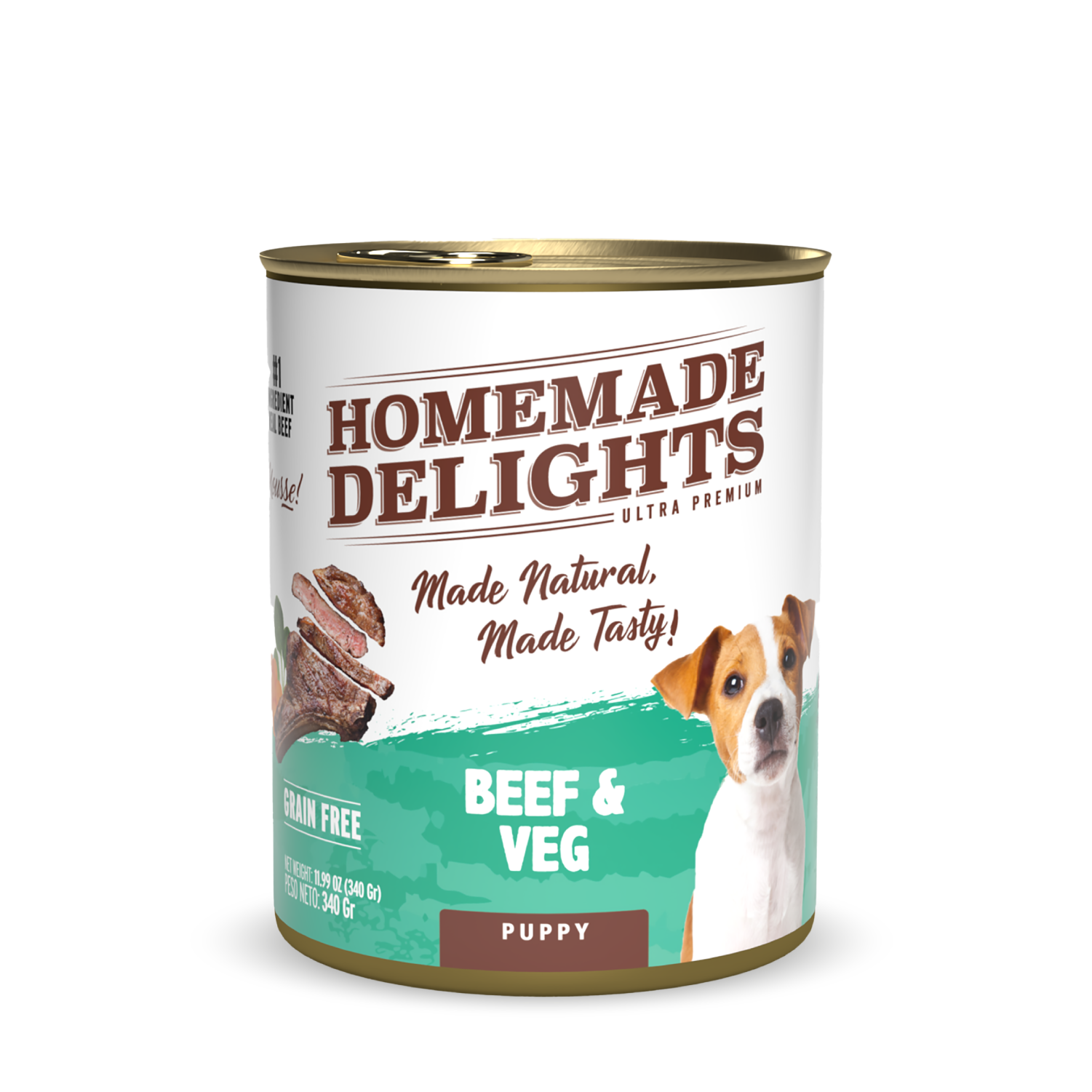 beef & veg puppy