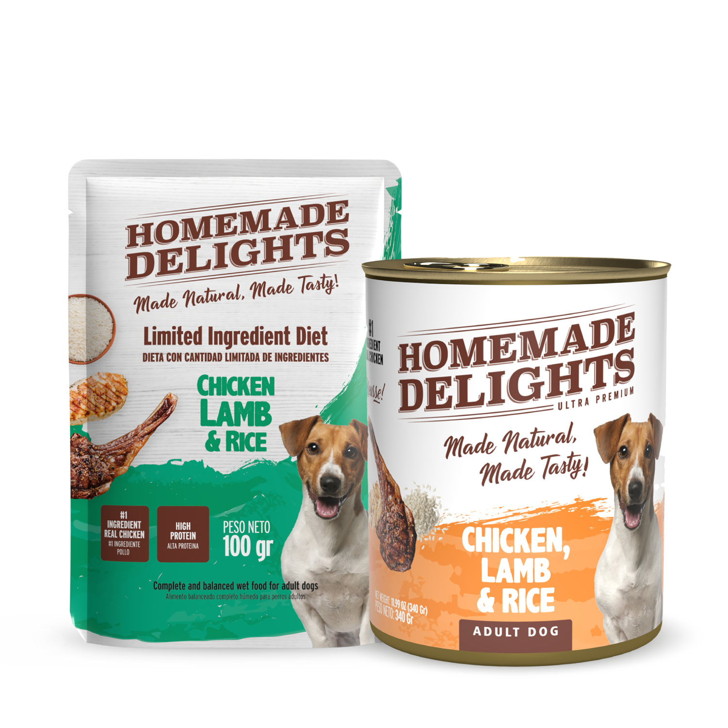 chicken, lamb & rice adult dog