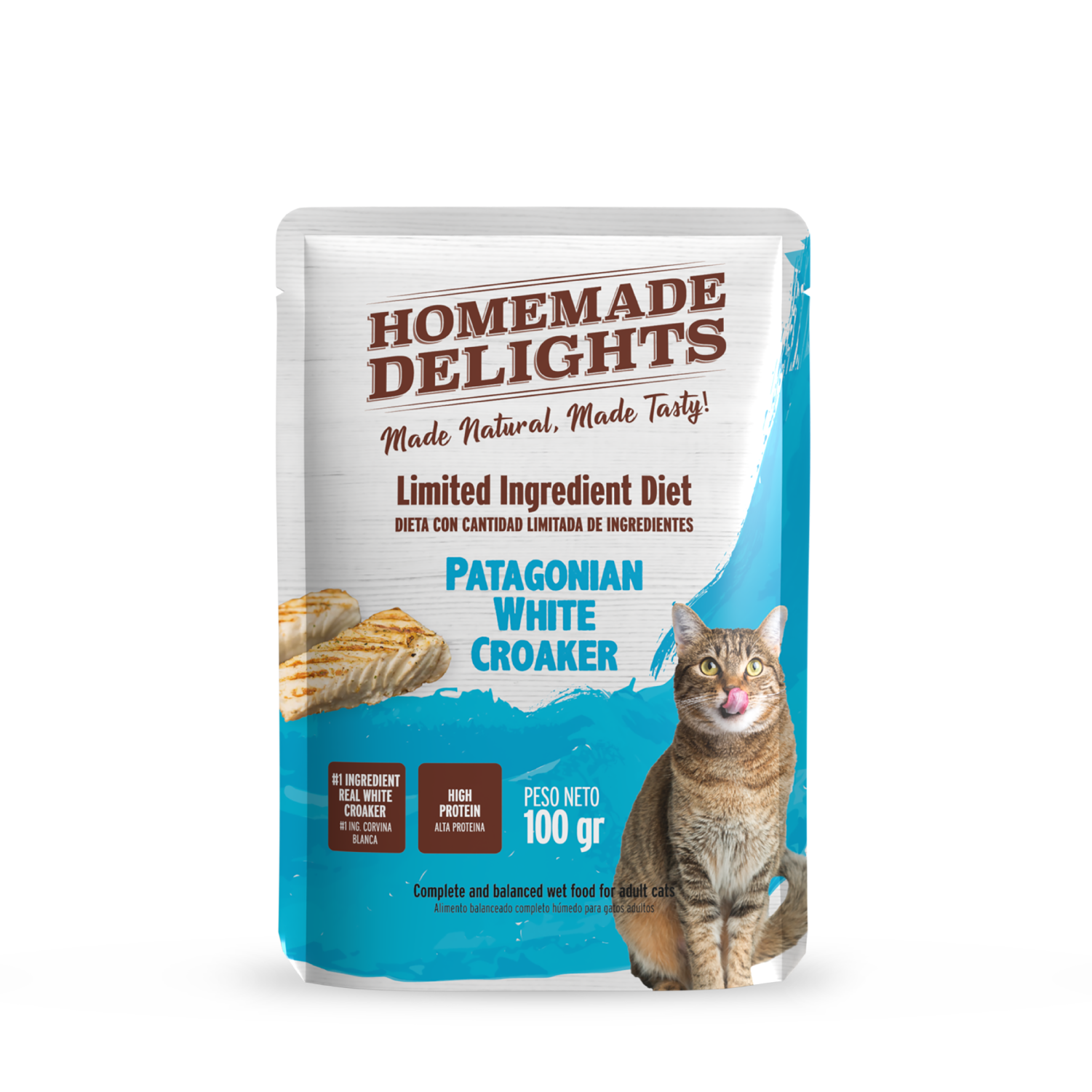 Homemade Delights Patagonian white Croaker Adult Cat - vista 2
