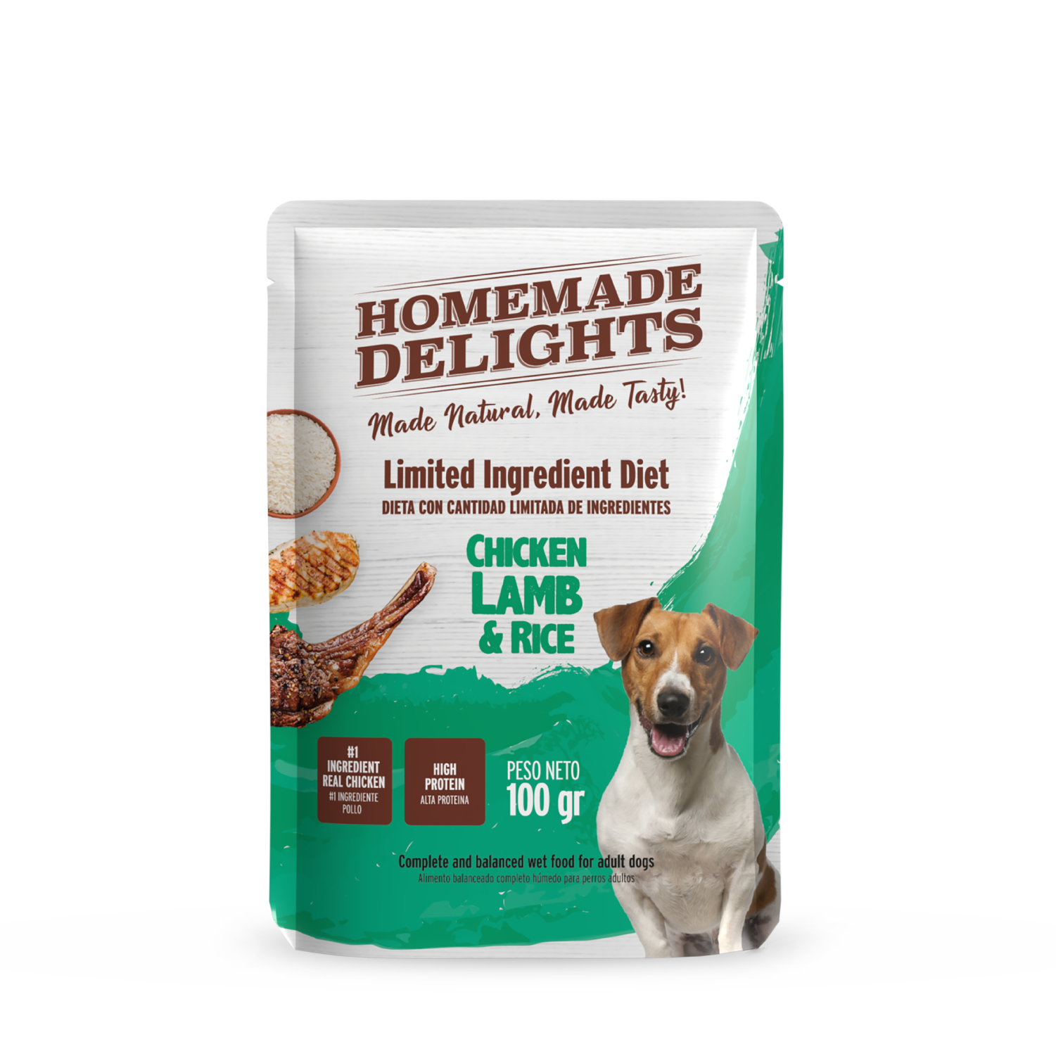 Homemade Delights Chicken, Lamb & Rice Adult Dog - vista 2