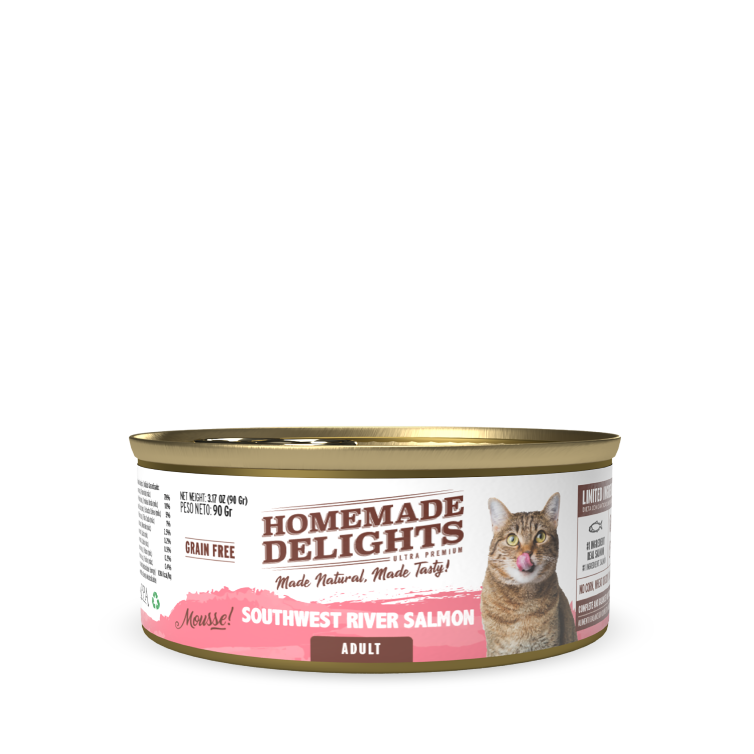 Homemade Delights Southwest River Salmon Adult Cat - vista 3
